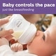 preview thumbnail 5 of 6, Philips Avent Natural Baby Bottle With Natural Response Nipple, Clear, 4oz, 3pk