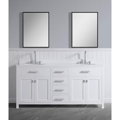 London 71" Double Sink Vanity Base Only