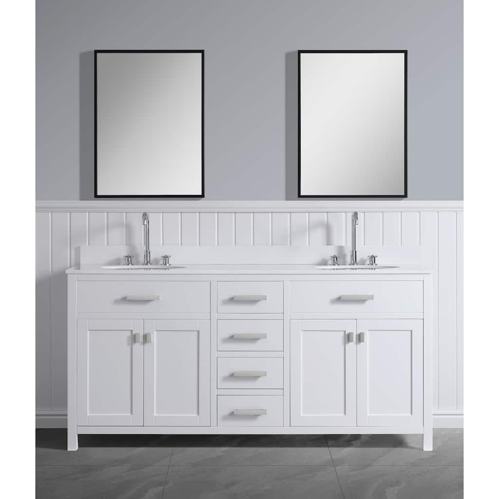 London 71" Double Sink Vanity Base Only