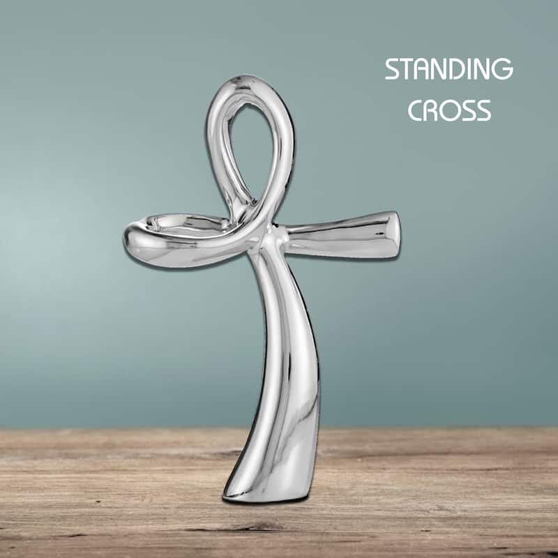 Nambe Standing Cross - 9" H