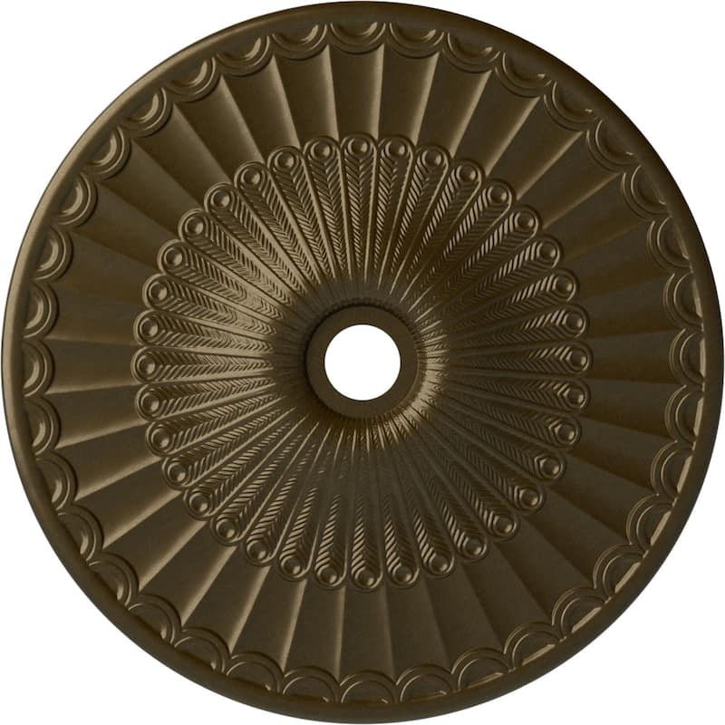 36 5/8"OD x 3 5/8"ID x 2 3/8"P Galveston Ceiling Medallion