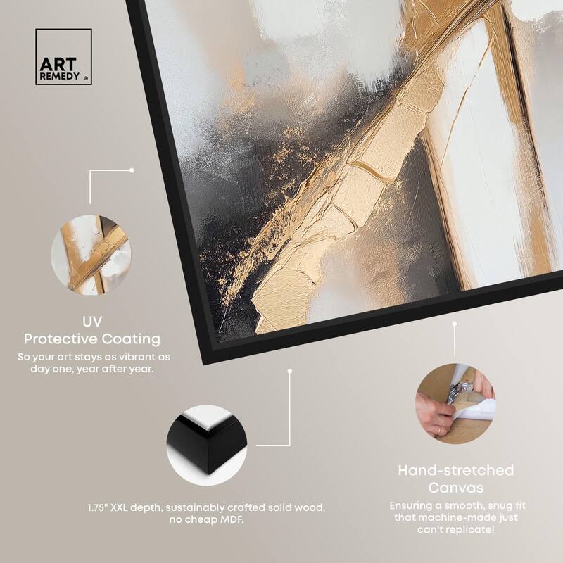 Gilded Rupture II Canvas by Art Remedy