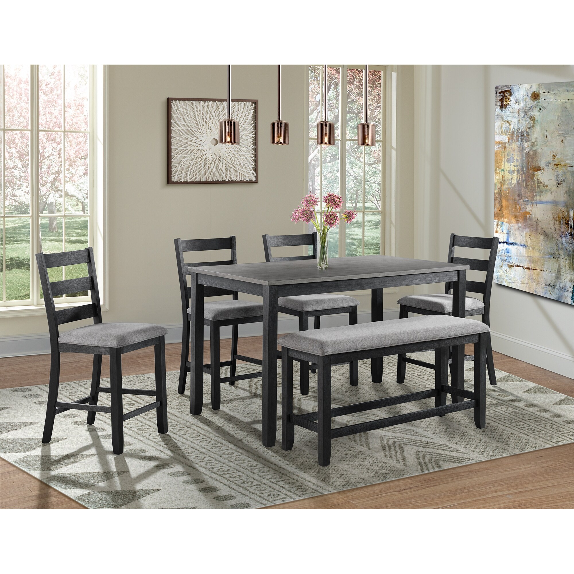 Shop Picket House Furnishings Kona Counter Height 6pc Dining Set