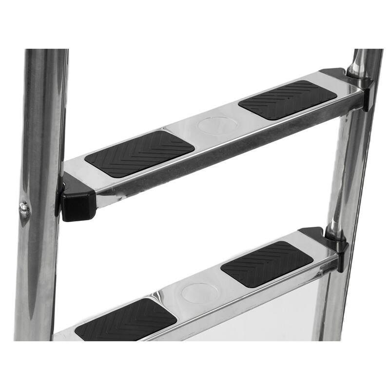 4-Step Stainless Steel In-Ground Swimming Pool Ladder - 72"