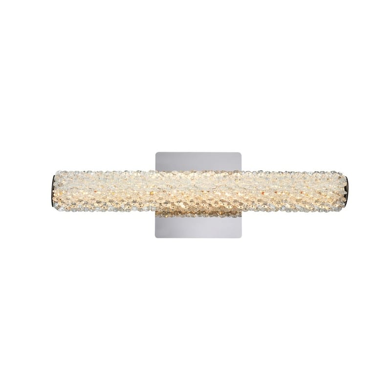 Elegant Lighting 3800W18 Bowen 6" Tall LED Wall Sconce - 18" Wide - Chrome