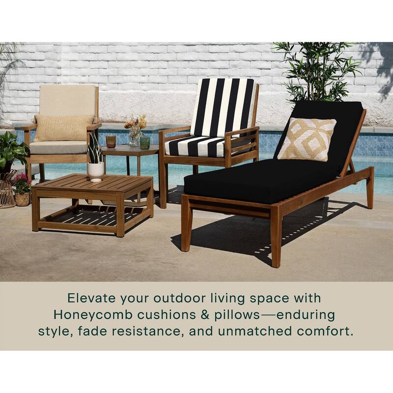 Outdoor Highback Dining Chair Cushion