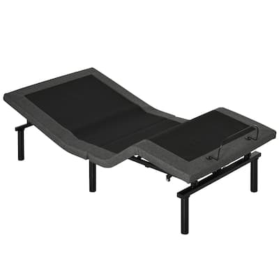Twin XL Size Steel Adjustable Foldable Bed with Zero Gravity Position and Wireless Remote
