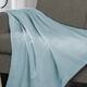 Diamond Weave All-Season Bedding Cotton Blanket by Superior - Full - Queen - Aqua