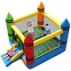 preview thumbnail 1 of 4, Inflatable Bounce House Kids Jumping Castle w/ Slide& Ocean Balls - Colorful Colorful