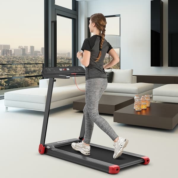 SuperFit Folding Electric Treadmill Compact Walking Running Machine -  44.5'' x 23'' x 37'' - On Sale - Bed Bath & Beyond - 35170676