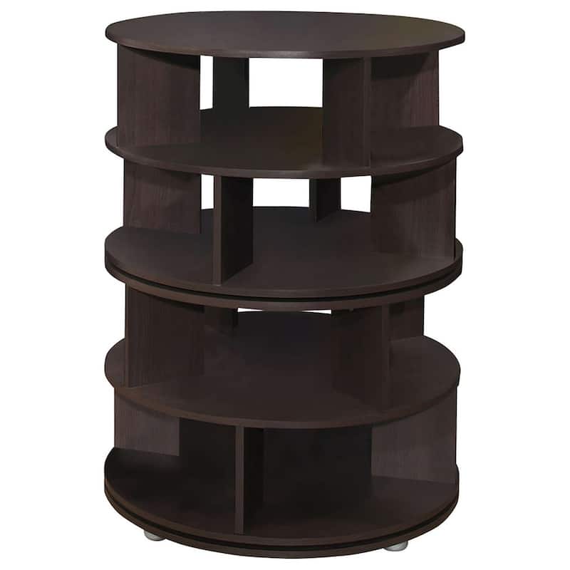 Revolving Shoe Rack Storage Organizer (Chocolate)