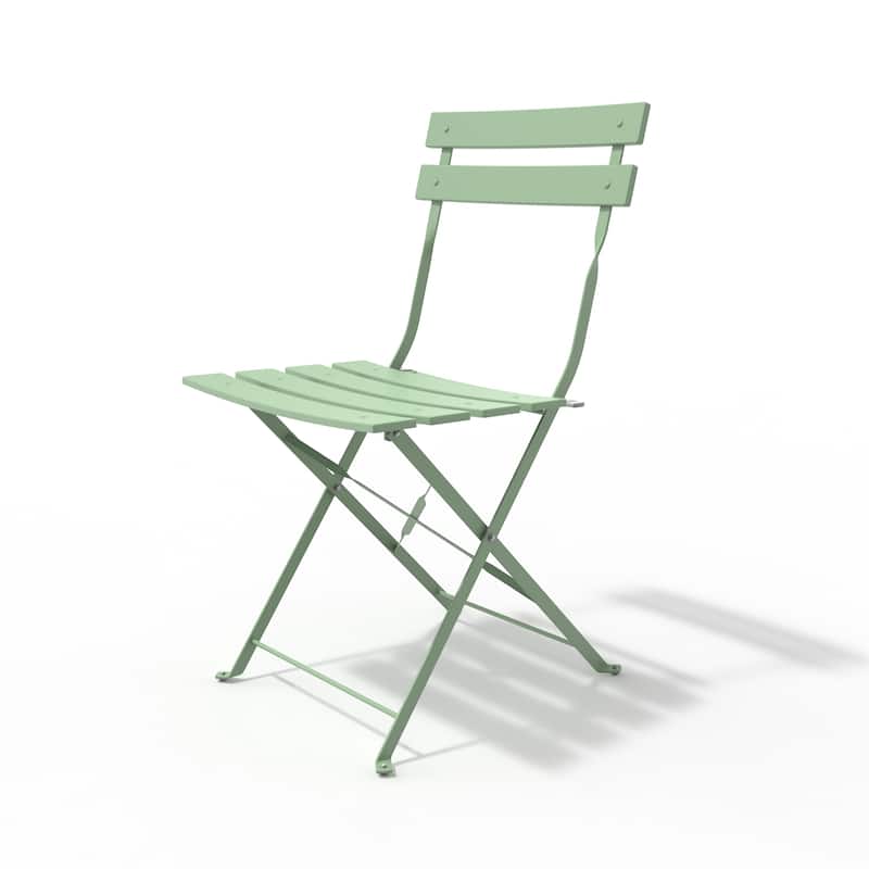 Clihome 3 Piece Outdoor Side Table Premium Steel Patio Bistro Set