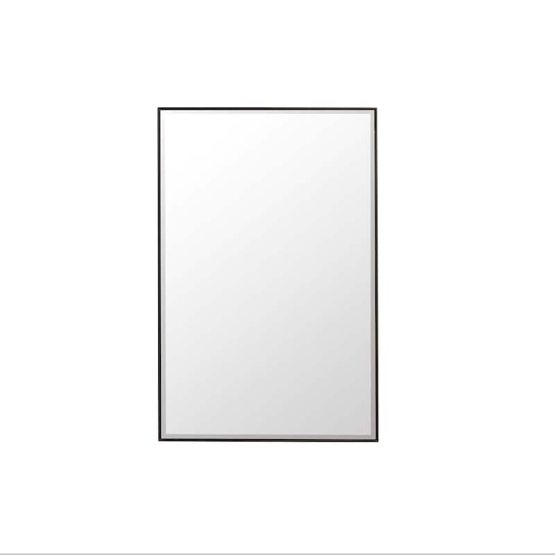 James Martin Vanities Rohe 26" Mirror - Matte Black