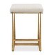 preview thumbnail 1 of 6, Uttermost Midas Gold Counter Stool - 18.5"W x 15.5"D x 26"H