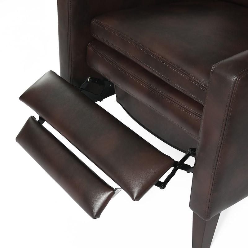 Vesper Faux Leather Push Back Recliner by Greyson Living