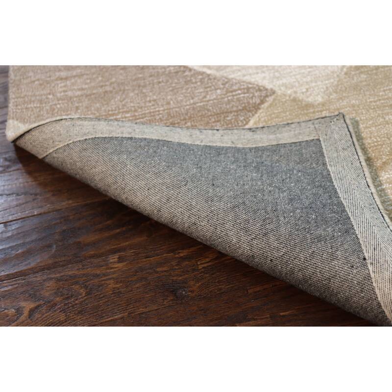 Bashian Malik Beige Transitional Area Rug