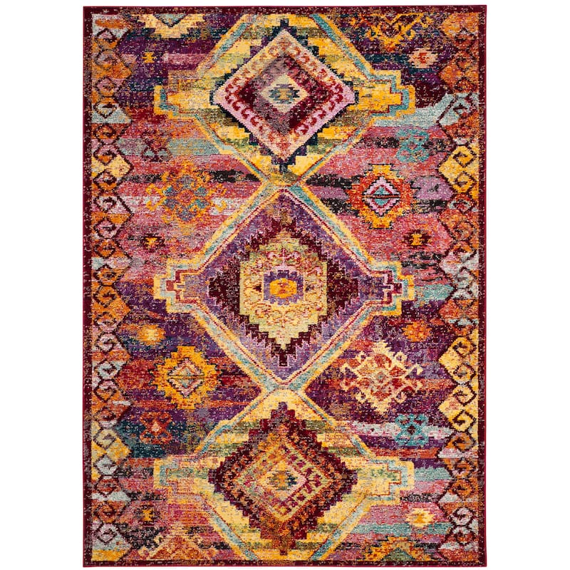 SAFAVIEH Savannah Hassie Boho Oriental Polyester Rug