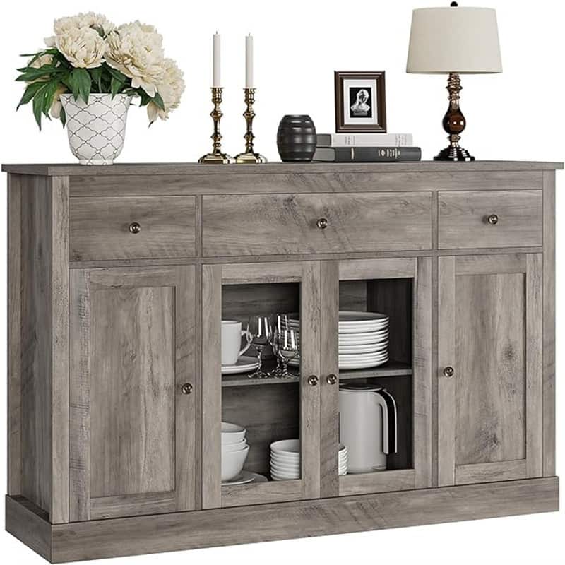 Buffet Cabinet - 15.7"D x 55"W x 35.4"H