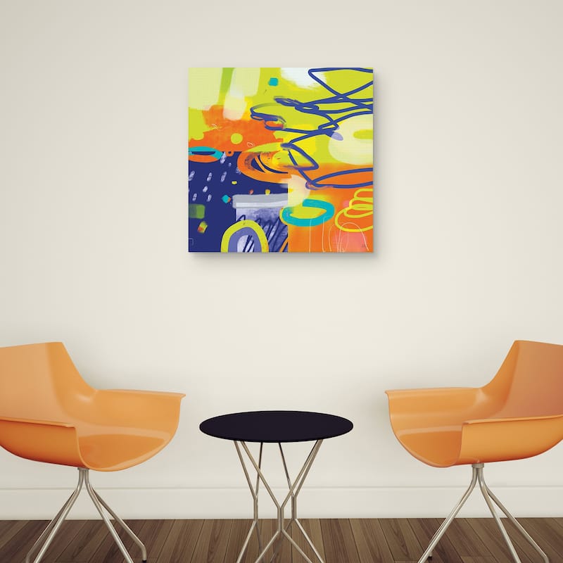 Bright and Bold I by Lisa Ridgers Canvas Art Print