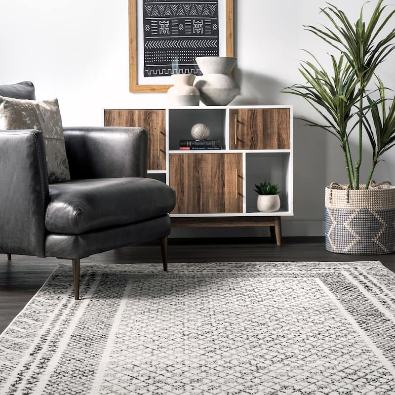 Nuloom Arabella Contemporary Bordered Area Rug