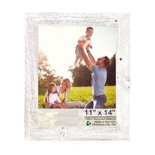 11X14 Rustic White Washed Picture Frame With Plexiglass Holder 11X14 Rustic White Washed Picture Frame With Plexiglass Holder