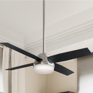 Hunter 52" Dempsey Ceiling Fan w/LED Light Kit, Handheld Remote - Contemporary, Transitional