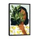 preview thumbnail 1 of 10, iCanvas "Botany Portrait I" by Victoria Borges Framed Canvas Print Black - 40x26