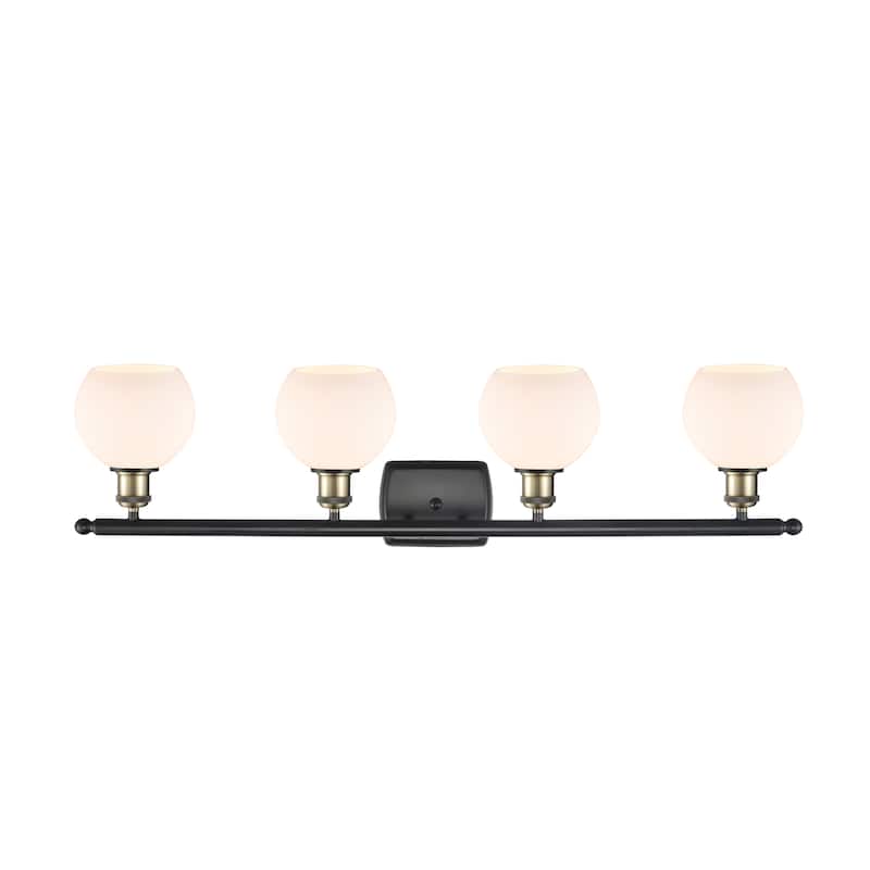 Innovations Lighting Athens - 4 Light 36" Bath Vanity Light - 6" Shade
