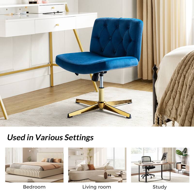 Alfons 360-Degree Swivel & Height Adjustable Task Chair by HULALA HOME