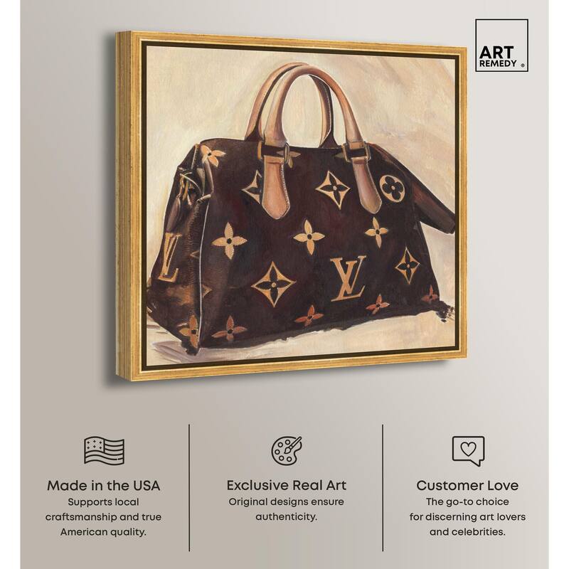 Doll Memories Majestic Monogram Canvas by Art Remedy