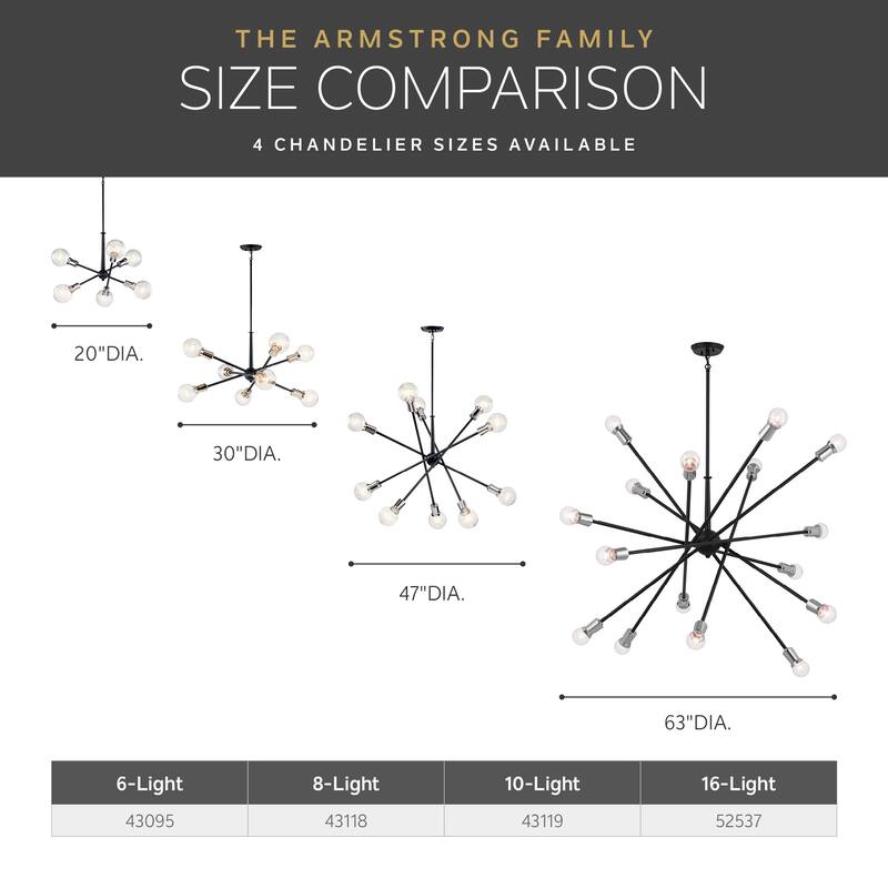 Kichler Lighting Armstrong 10-light Chrome Chandelier