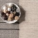 preview thumbnail 8 of 17, Nuloom Karlene Modern Striped Wool Tasseled Area Rug