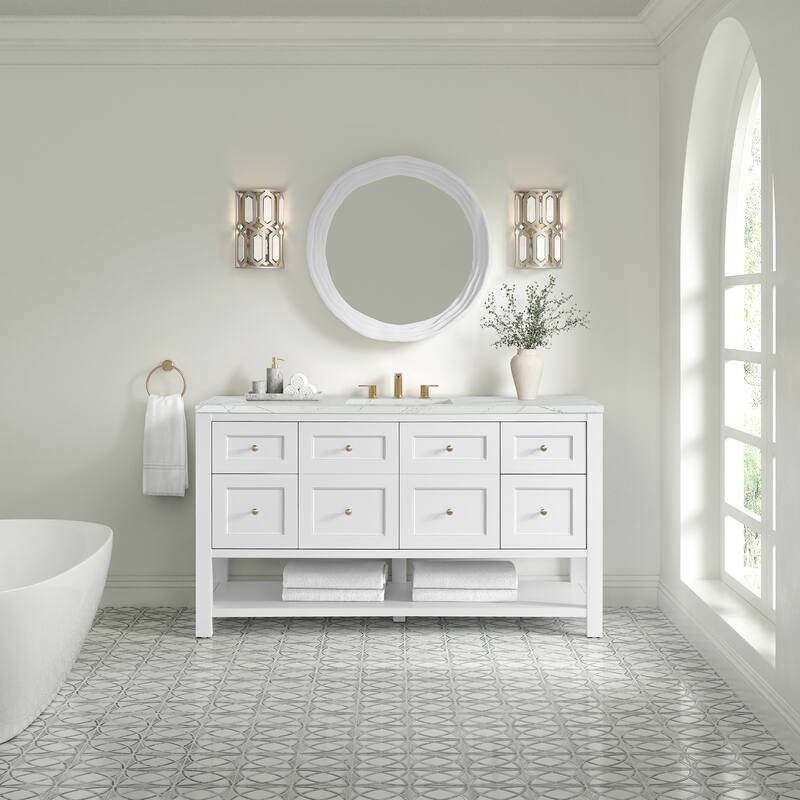James Martin Vanities 330-V60S-FENC Breckenridge 60" Free Standing