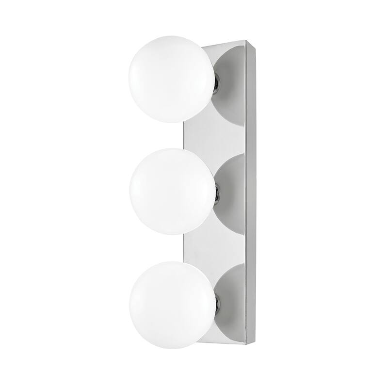 Porch & Den Briles Opal Glossy Glass Bath Bracket