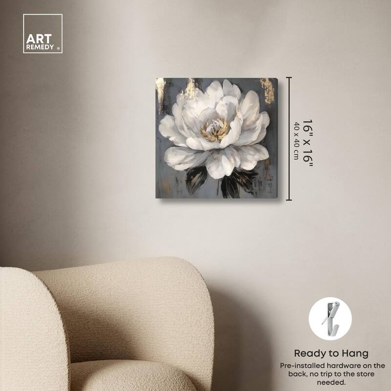 Ivory Incarnation I Canvas by Art Remedy, Gallery Wrapped