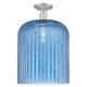 Option Blue Shade / Brushed Satin Nickel
