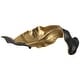 preview thumbnail 2 of 1, Melinda Black/Gold Finish Sculpture - 20"W x 8"D x 6"H