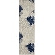 preview thumbnail 32 of 112, Nourison Aloha Floral Modern, Indoor/Outdoor Area Rug 2' x 6' - Ivory/Navy Blue
