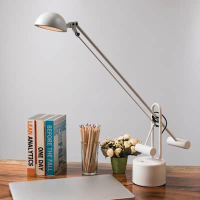 Lite Source Halotech Desk Lamp, White
