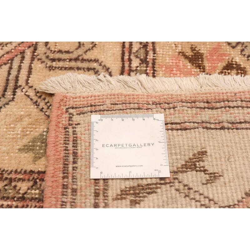 ECARPETGALLERY Hand-knotted Antalya Vintage Salmon Wool Rug - 5'6 x 10'4