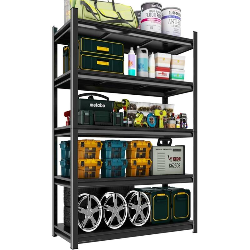Extra-Wide 5-Tier Garage Shelves