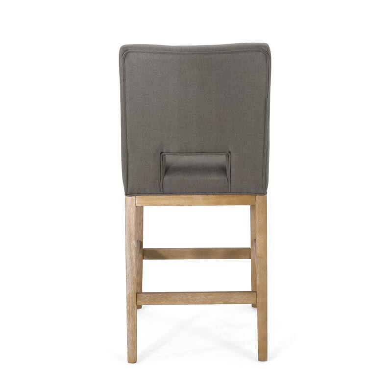 Coloma Fabric 27 Inch Counter Stools (Set of 2) by Christopher Knight Home