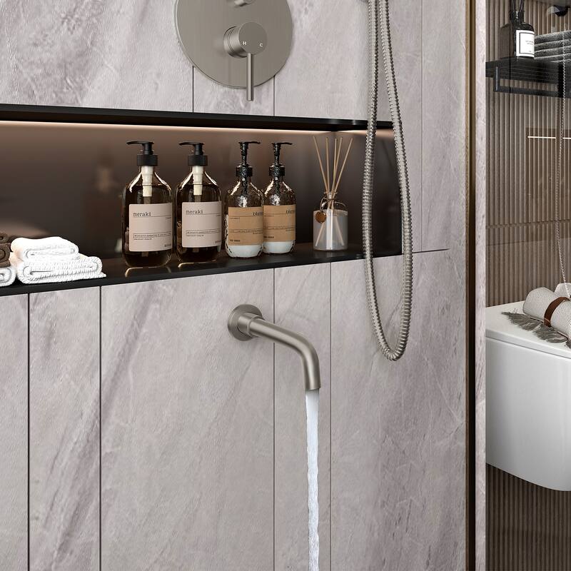 10-Inch Wall Mount Round Shower Set