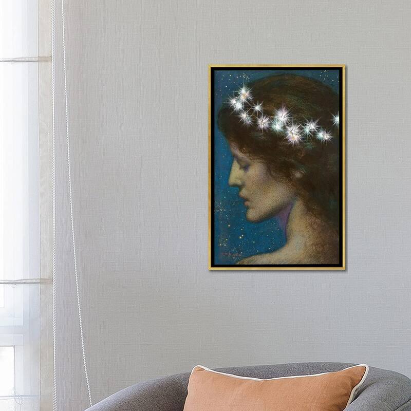 iCanvas "Night" by Edward Robert Hughes Framed