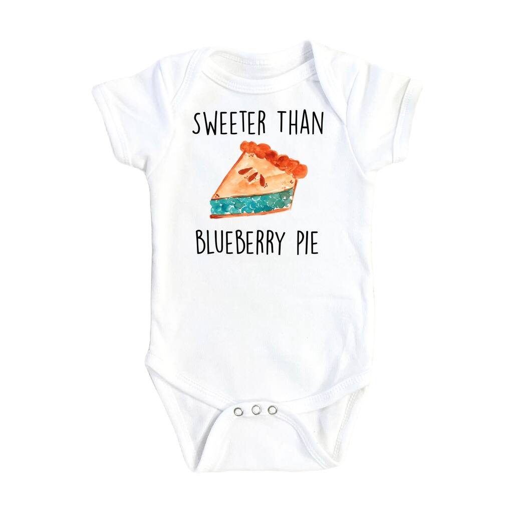 Pie Cutie - Baby Boy Girl Clothes Infant Bodysuit Funny Cute Newborn 1B