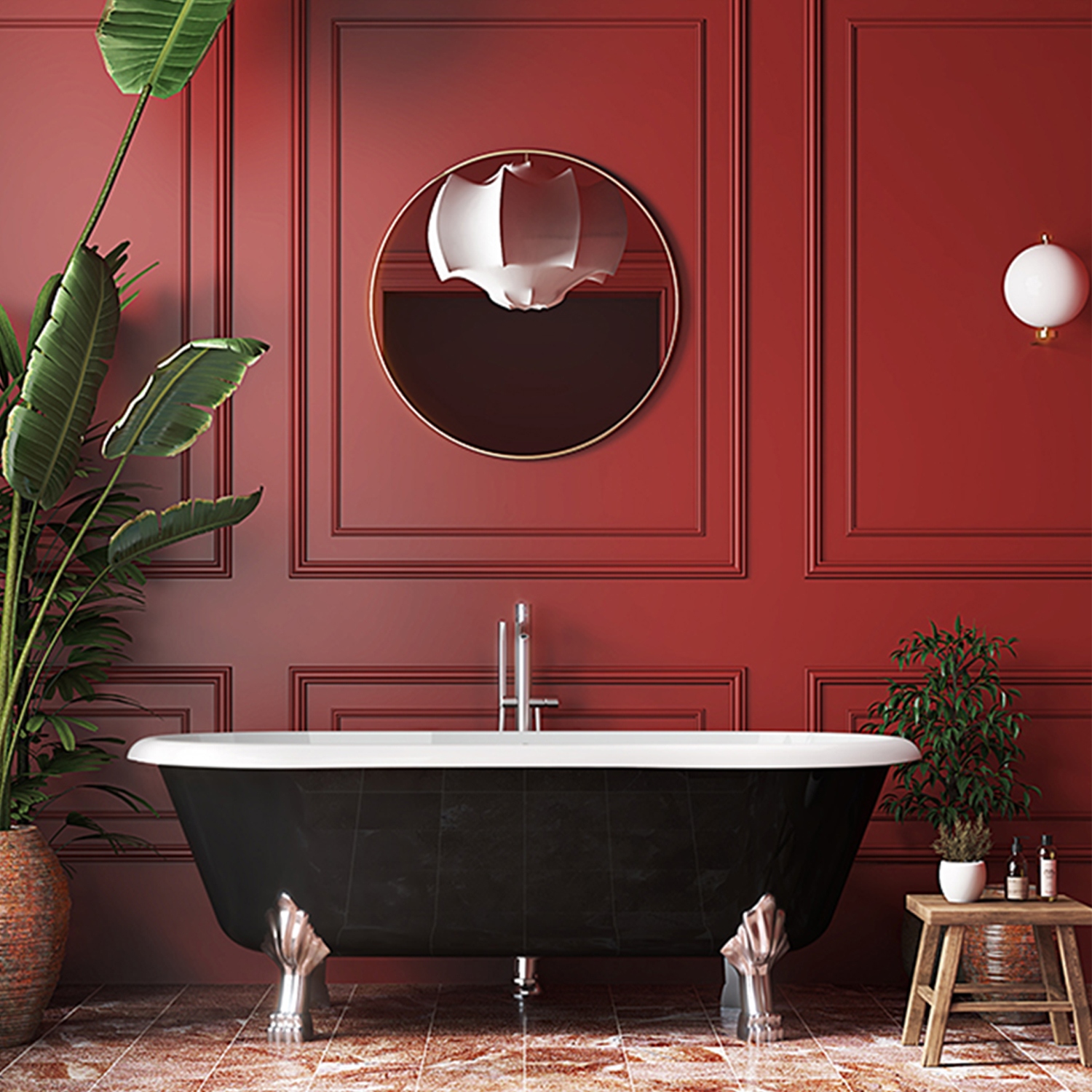Small acrylic 2025 clawfoot tub