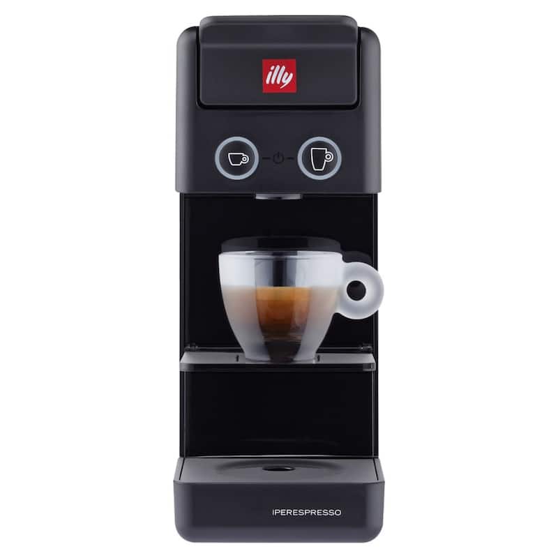 illy Y3.3 Single Serve Espresso and Coffee Capsule Machine - Black