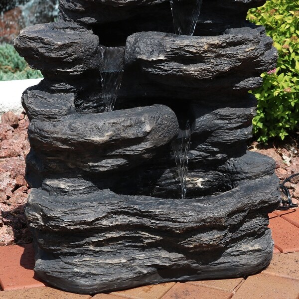 Rock Falls Outdoor Waterfall Water Fountain 24
