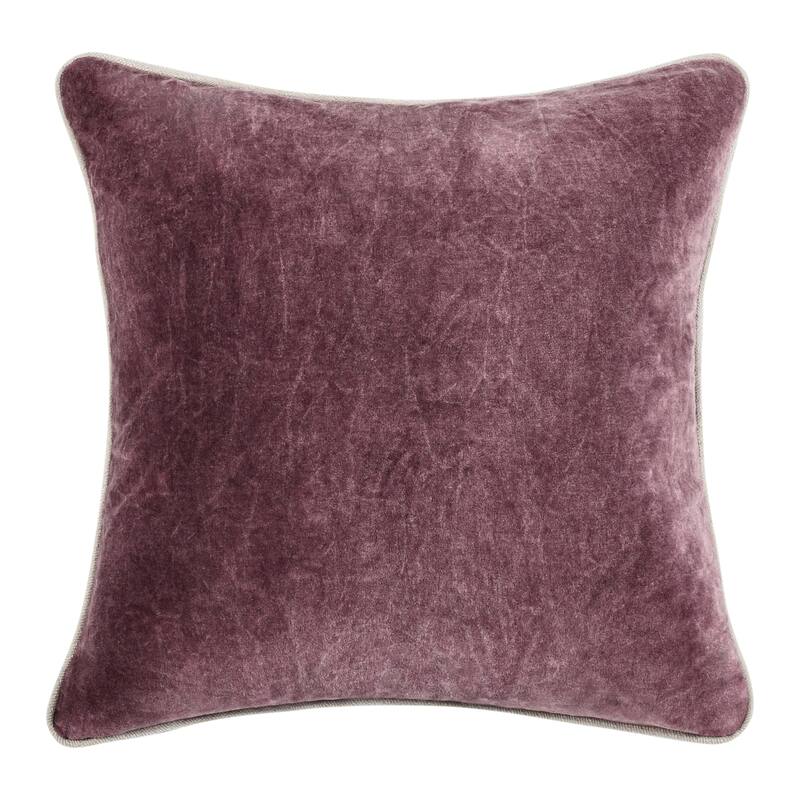 Villa by Classic Home Harriet Velvet Throw Pillow