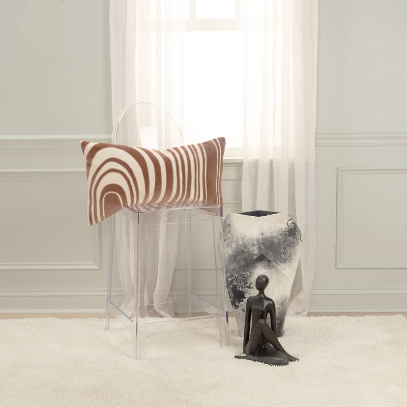 Rizzy Home Transitional Poly Filled Pillow - 14"x26"